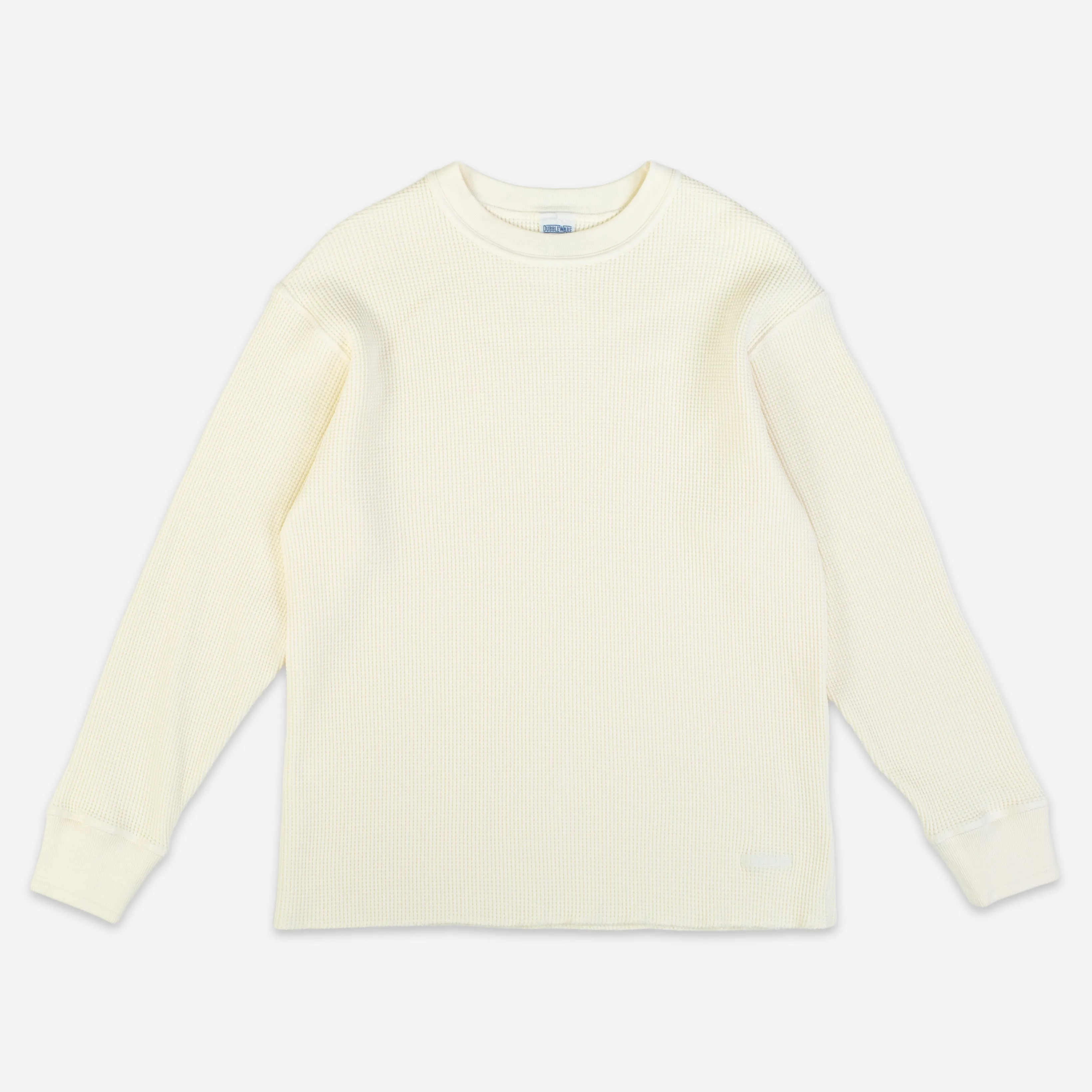 HEAVY WAFFLE SWEATER - MARSHMALLOW sold by Dubbleware