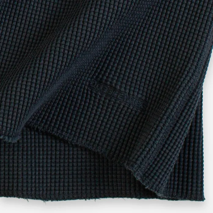 HEAVY WAFFLE SWEATER - DARK NAVY sold by Dubbleware product image thumbnail 4