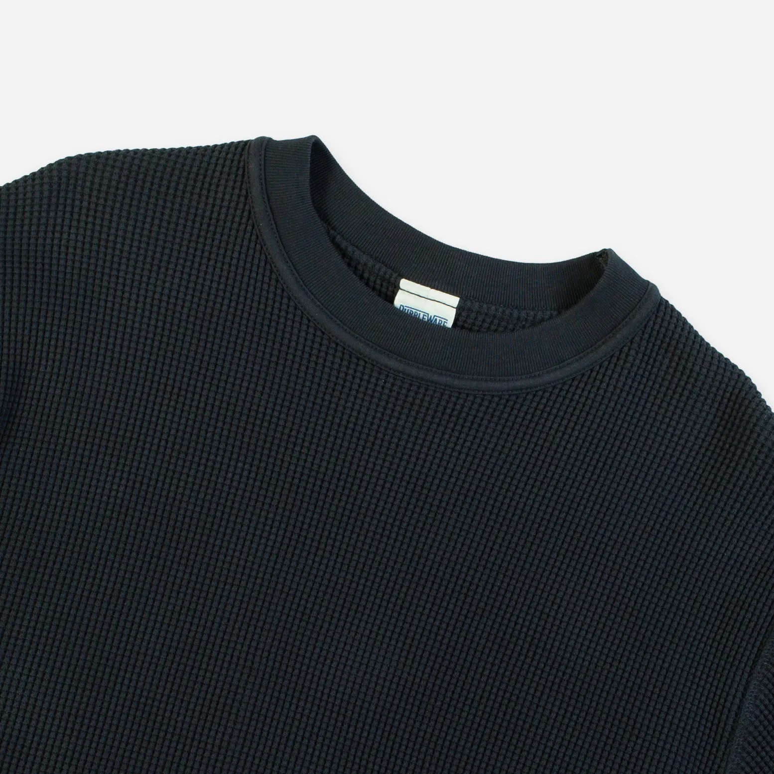 HEAVY WAFFLE SWEATER - DARK NAVY sold by Dubbleware product image thumbnail 3