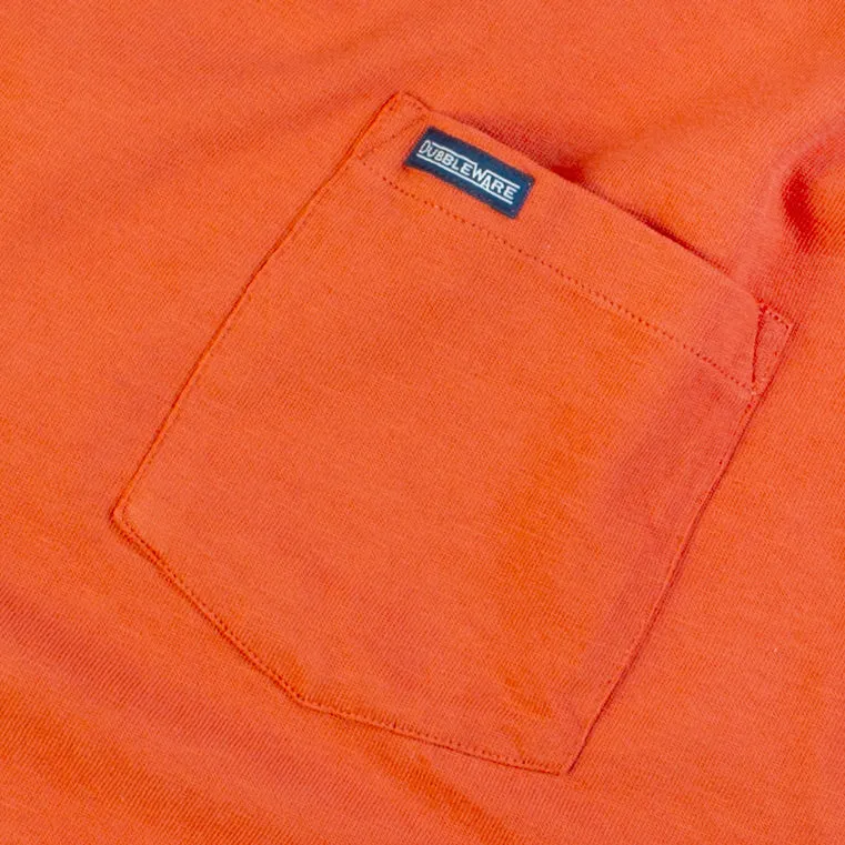 SLUB POCKET T-SHIRT - PAPRIKA sold by Dubbleware product image thumbnail 4