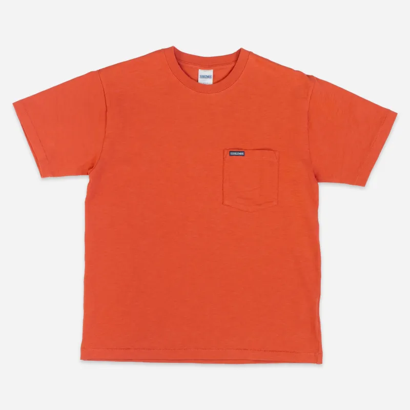 SLUB POCKET T-SHIRT - PAPRIKA sold by Dubbleware