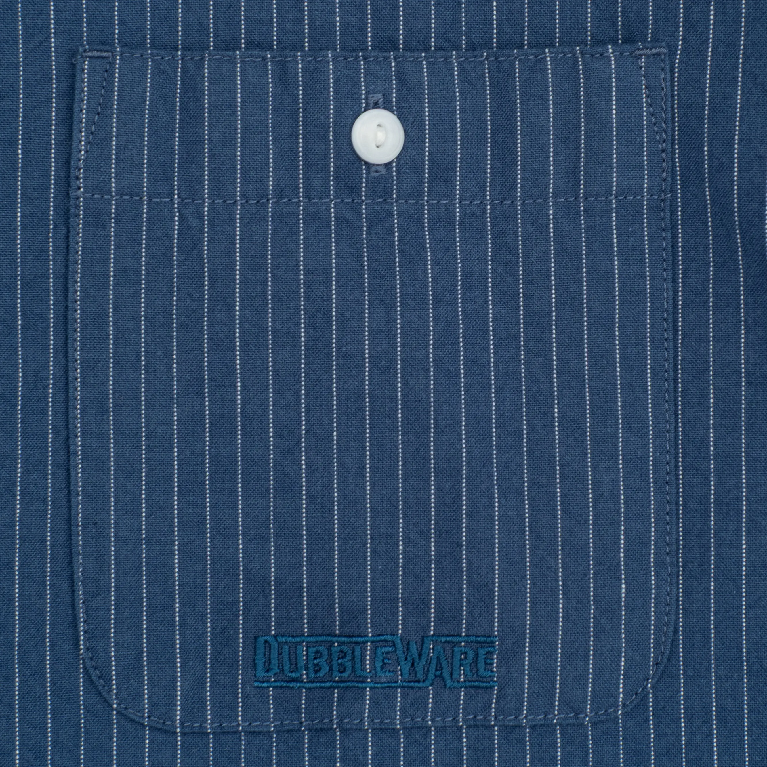 SHORT SLEEVE WORKSHIRT - DENIM STRIPE sold by Dubbleware product image thumbnail 3