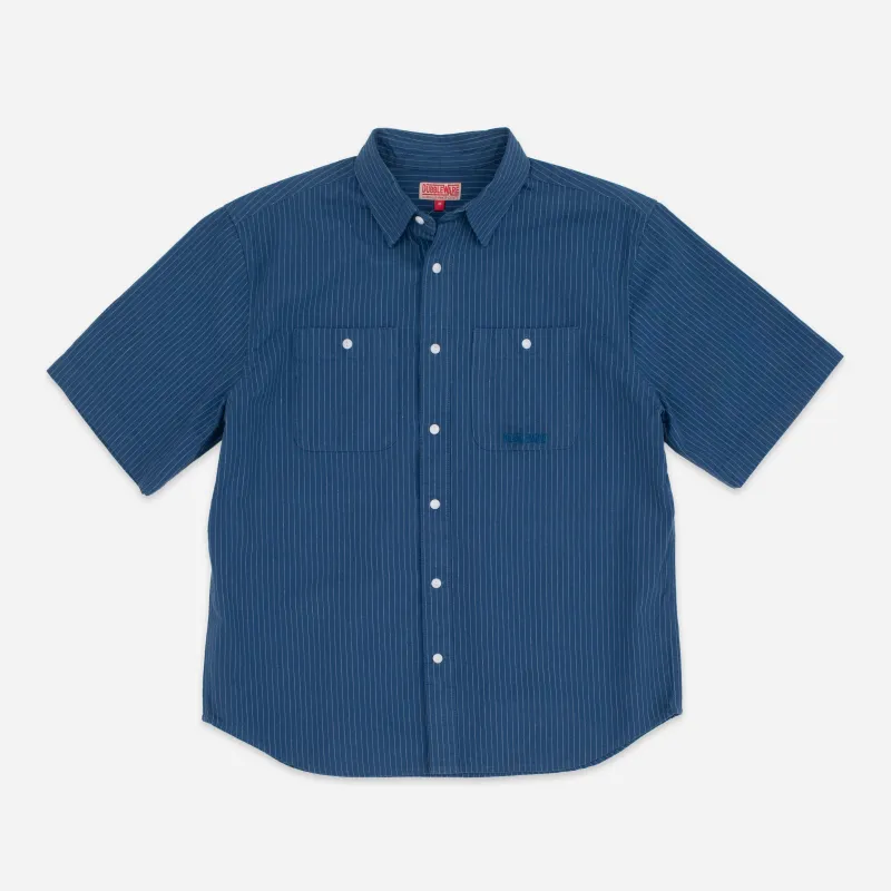SHORT SLEEVE WORKSHIRT - DENIM STRIPE sold by Dubbleware