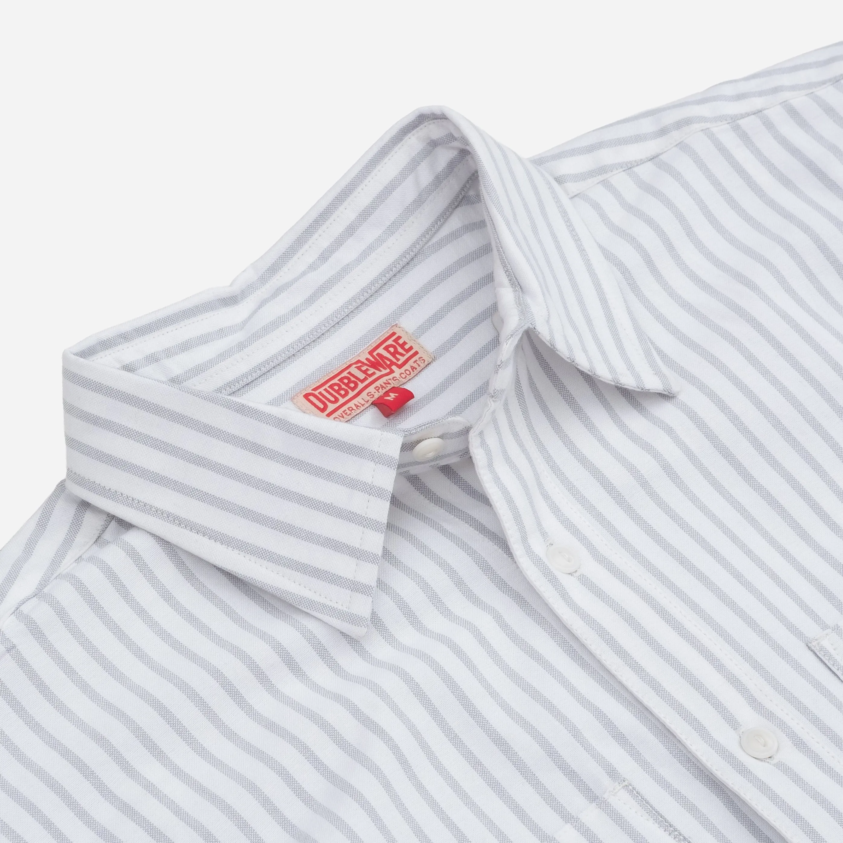 SHORT SLEEVE WORKSHIRT - BIG STRIPE sold by Dubbleware product image thumbnail 3