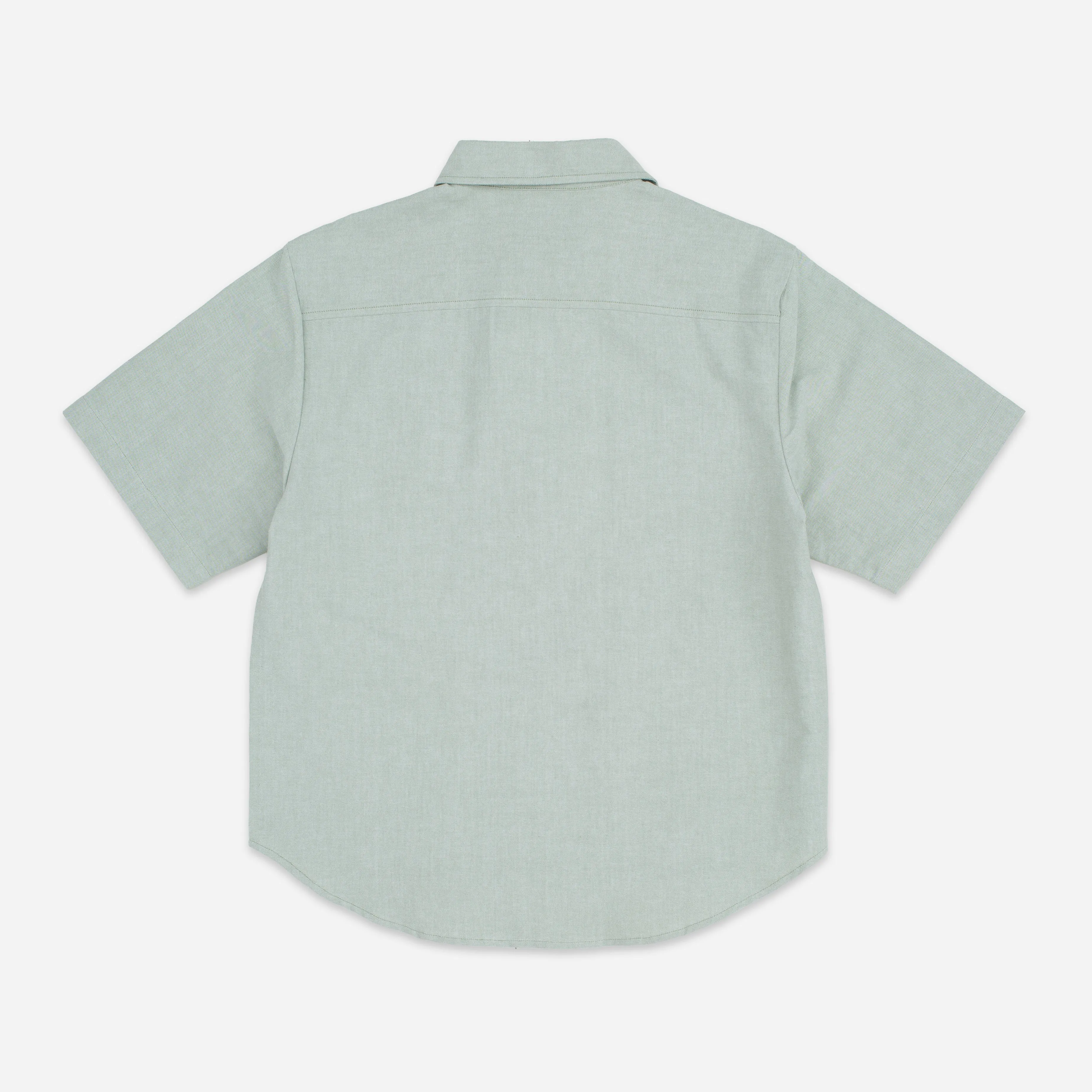 POPOVER OXFORD SHIRT - SAGE sold by Dubbleware product image thumbnail 2