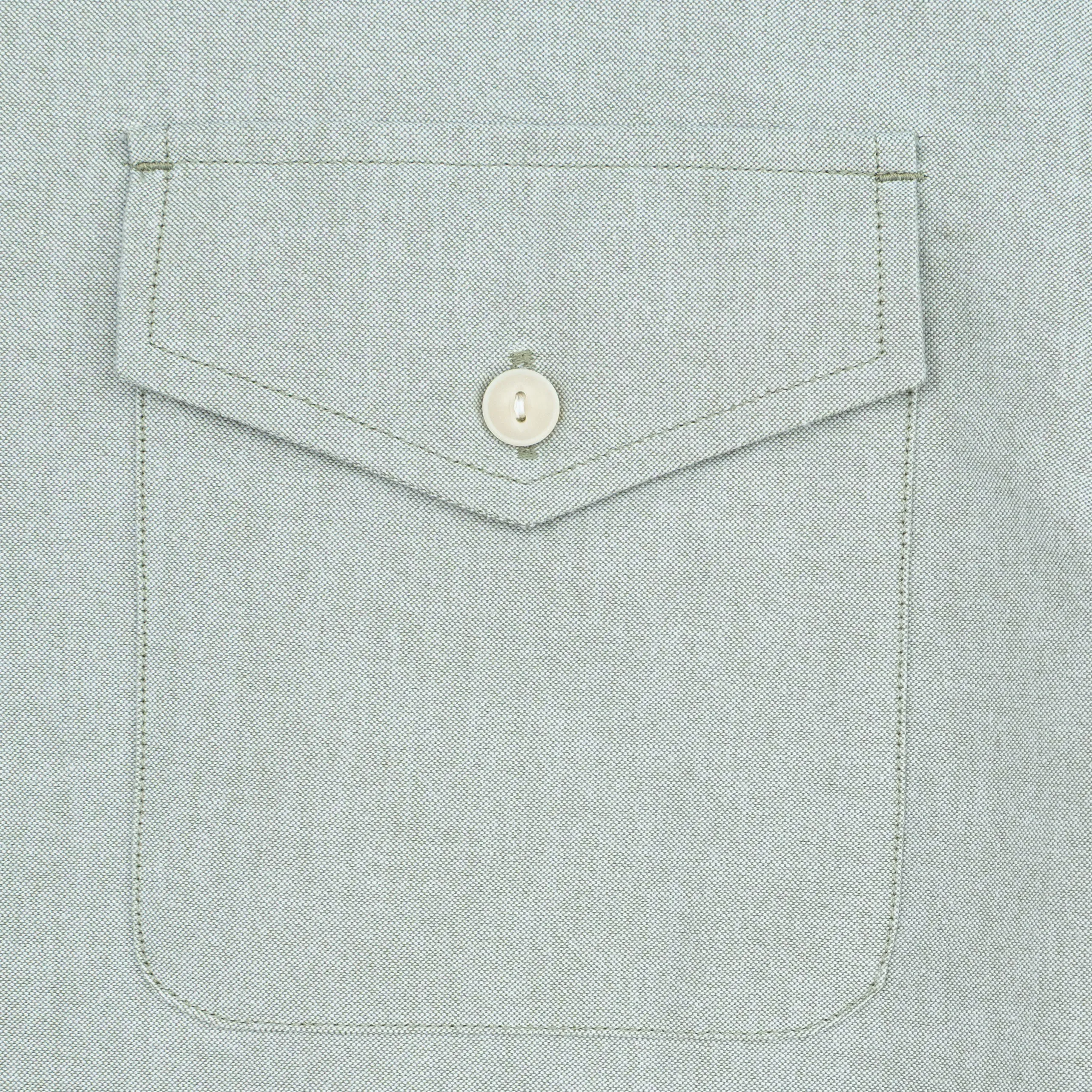 POPOVER OXFORD SHIRT - SAGE sold by Dubbleware product image thumbnail 3