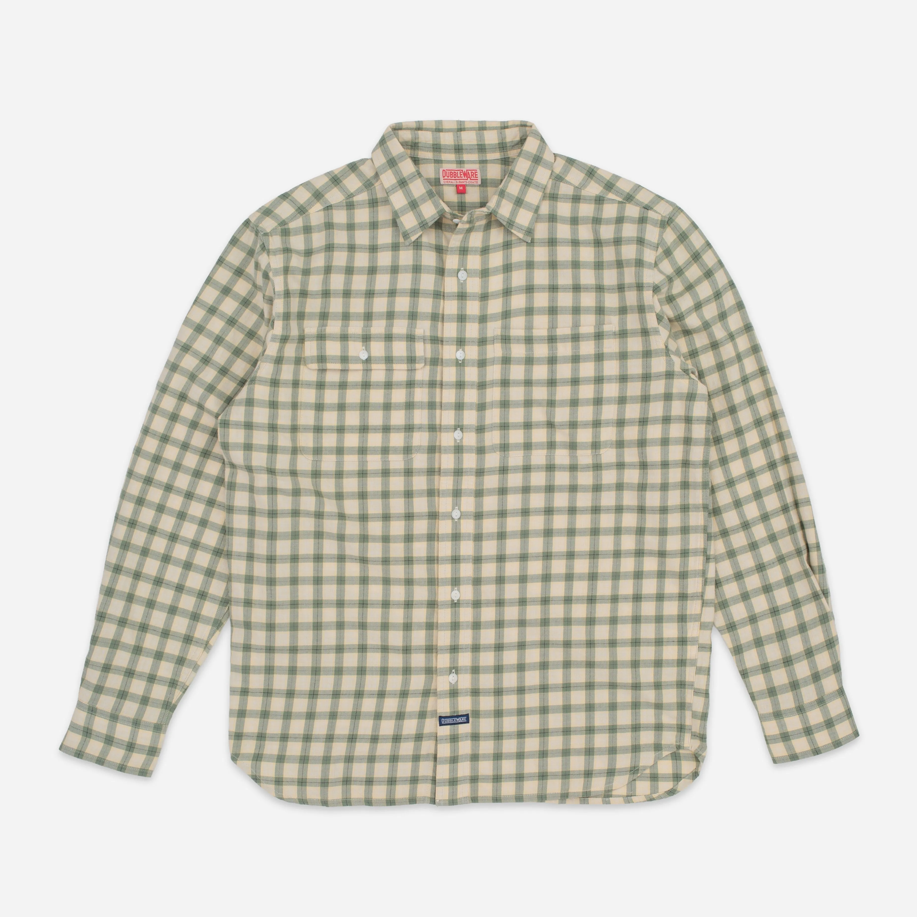 HERITAGE CHECK SHIRT - GREEN/BEIGE sold by Dubbleware