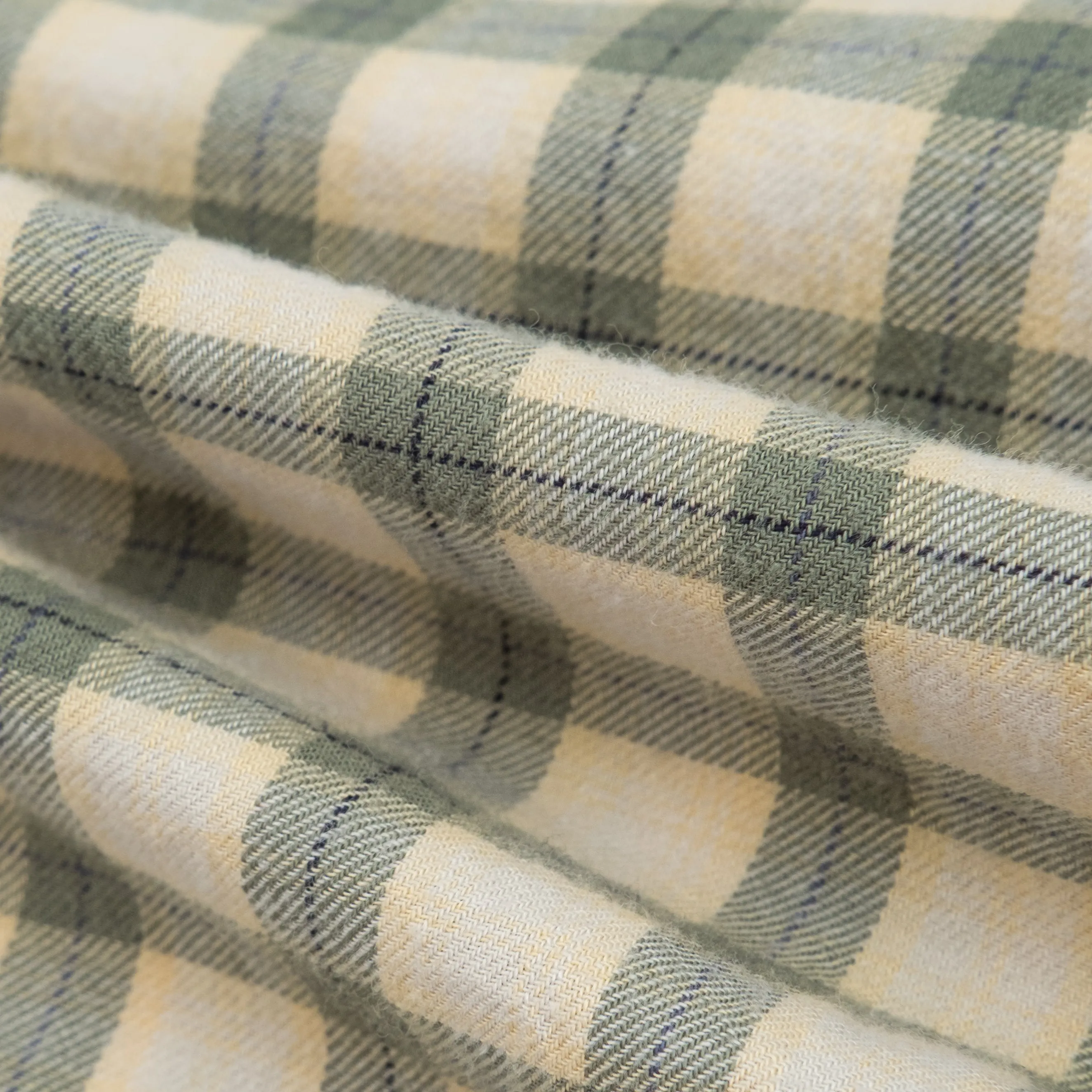 HERITAGE CHECK SHIRT - GREEN/BEIGE sold by Dubbleware product image thumbnail 5