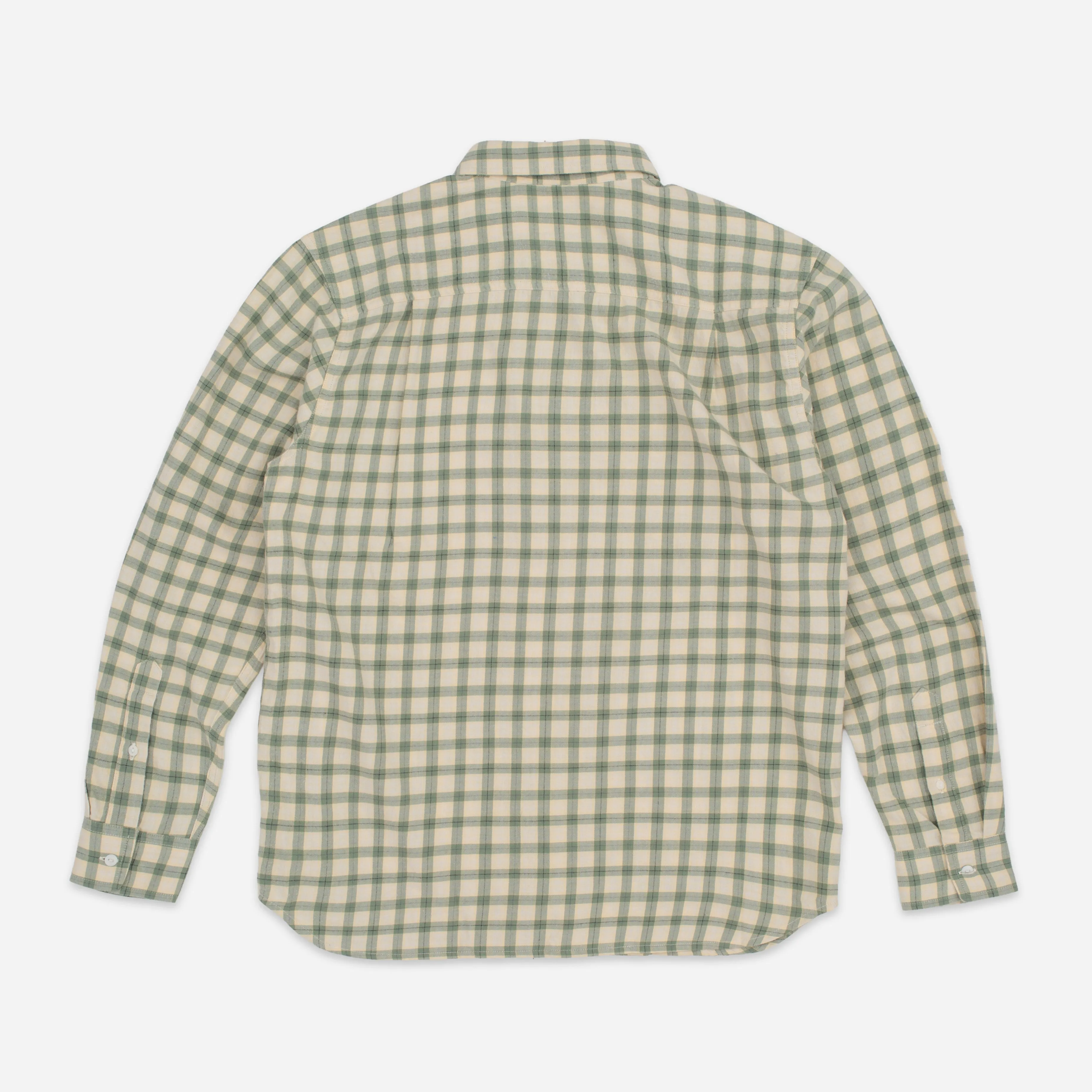 HERITAGE CHECK SHIRT - GREEN/BEIGE sold by Dubbleware product image thumbnail 2