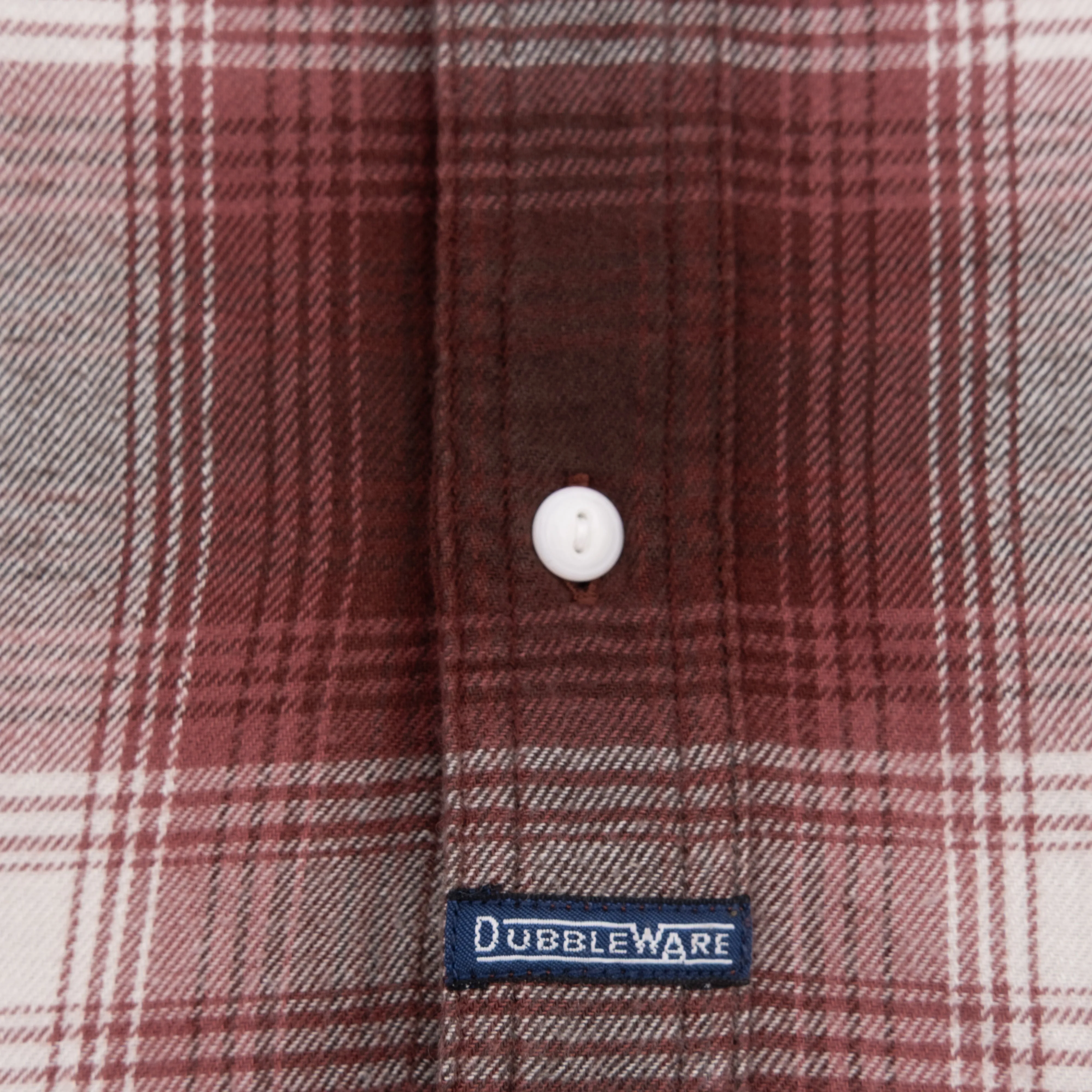 HERITAGE CHECK WORKSHIRT - BROWN/MAROON PLAID sold by Dubbleware product image thumbnail 3