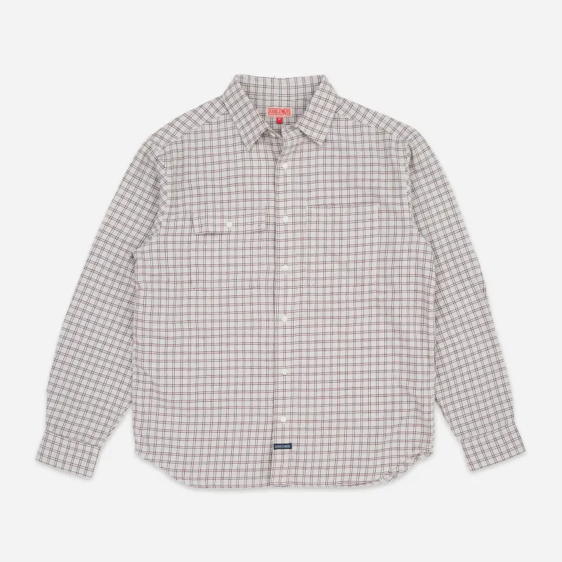 HERITAGE CHECK SHIRT - BEIGE/BROWN made by Dubbleware