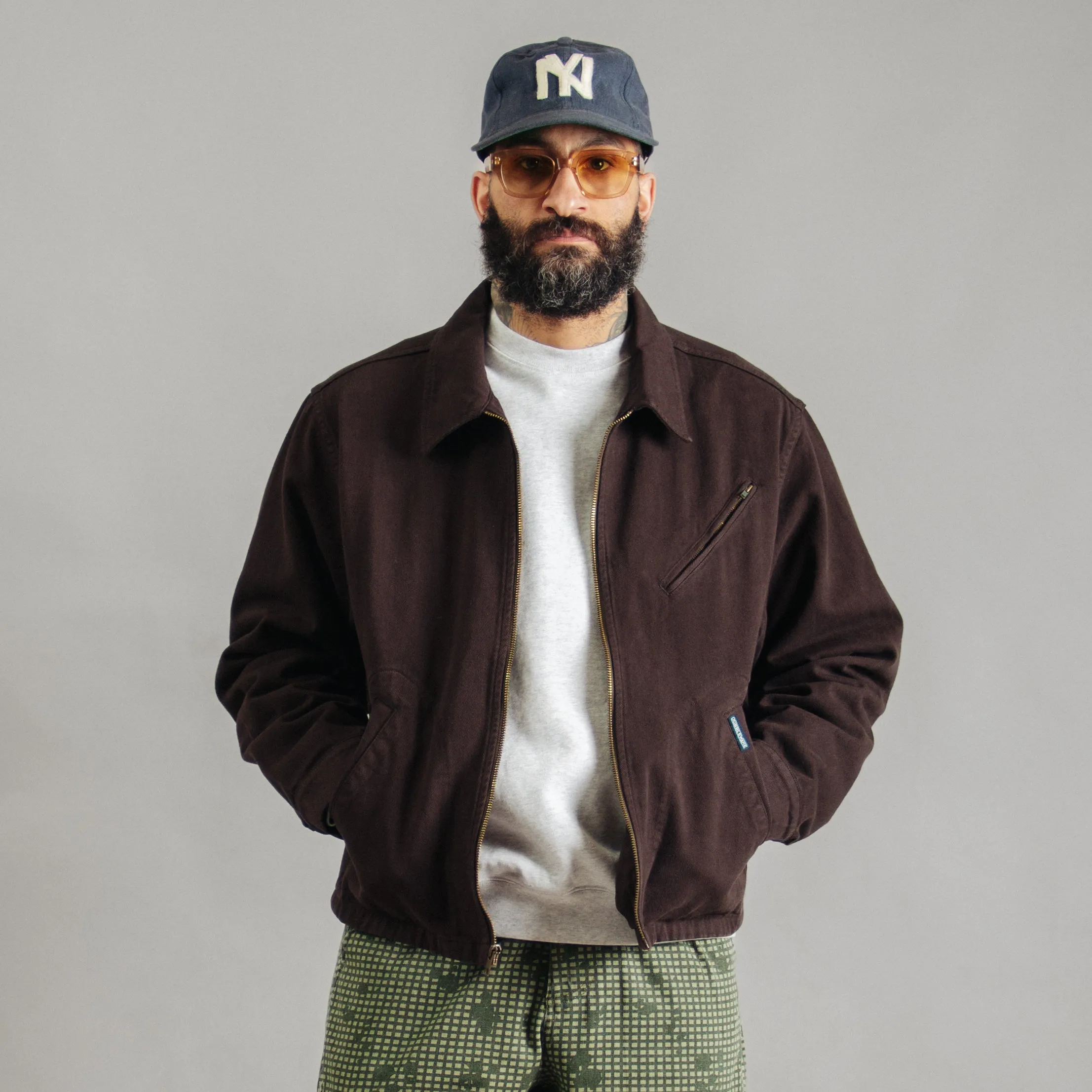 CROP MECHANIC JACKET - CHOCOLATE PLUM sold by Dubbleware product image thumbnail 2