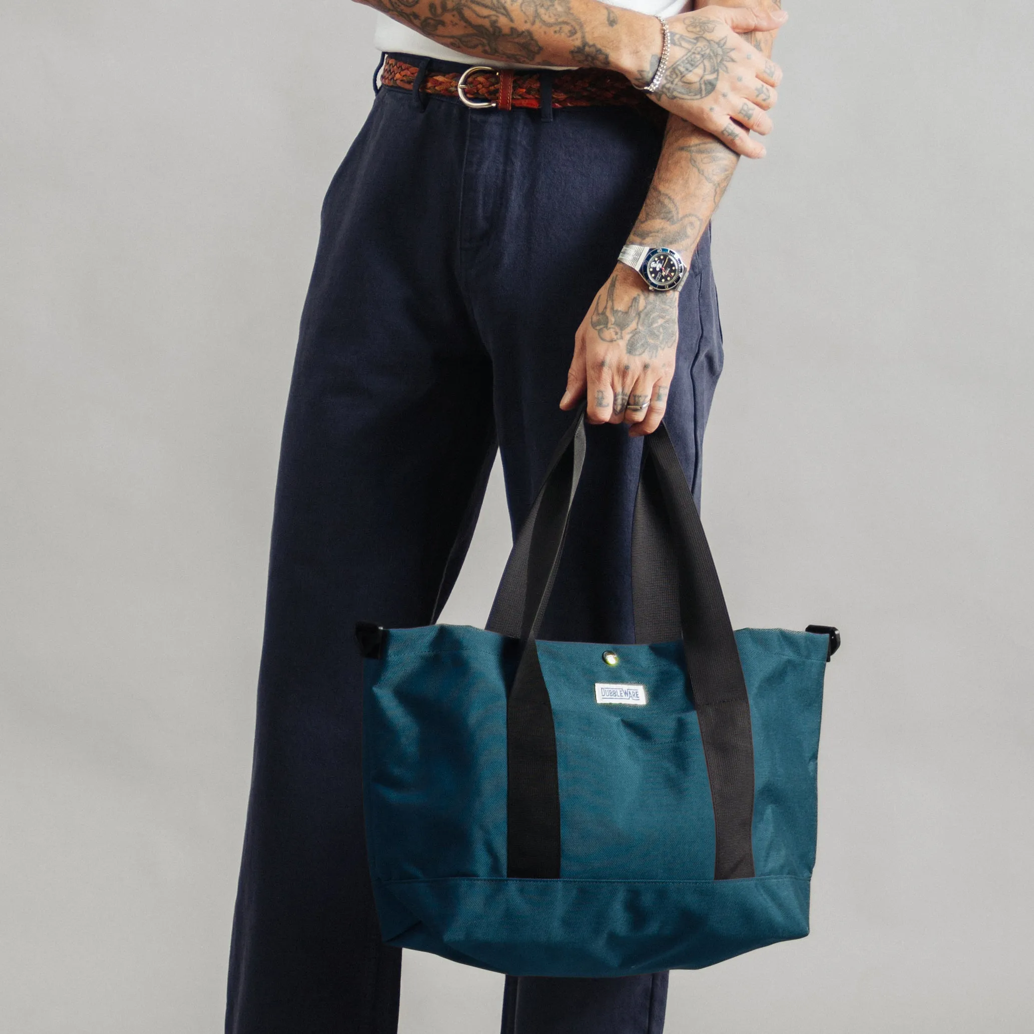 VINTAGE TOTE - NAVY sold by Dubbleware product image thumbnail 2