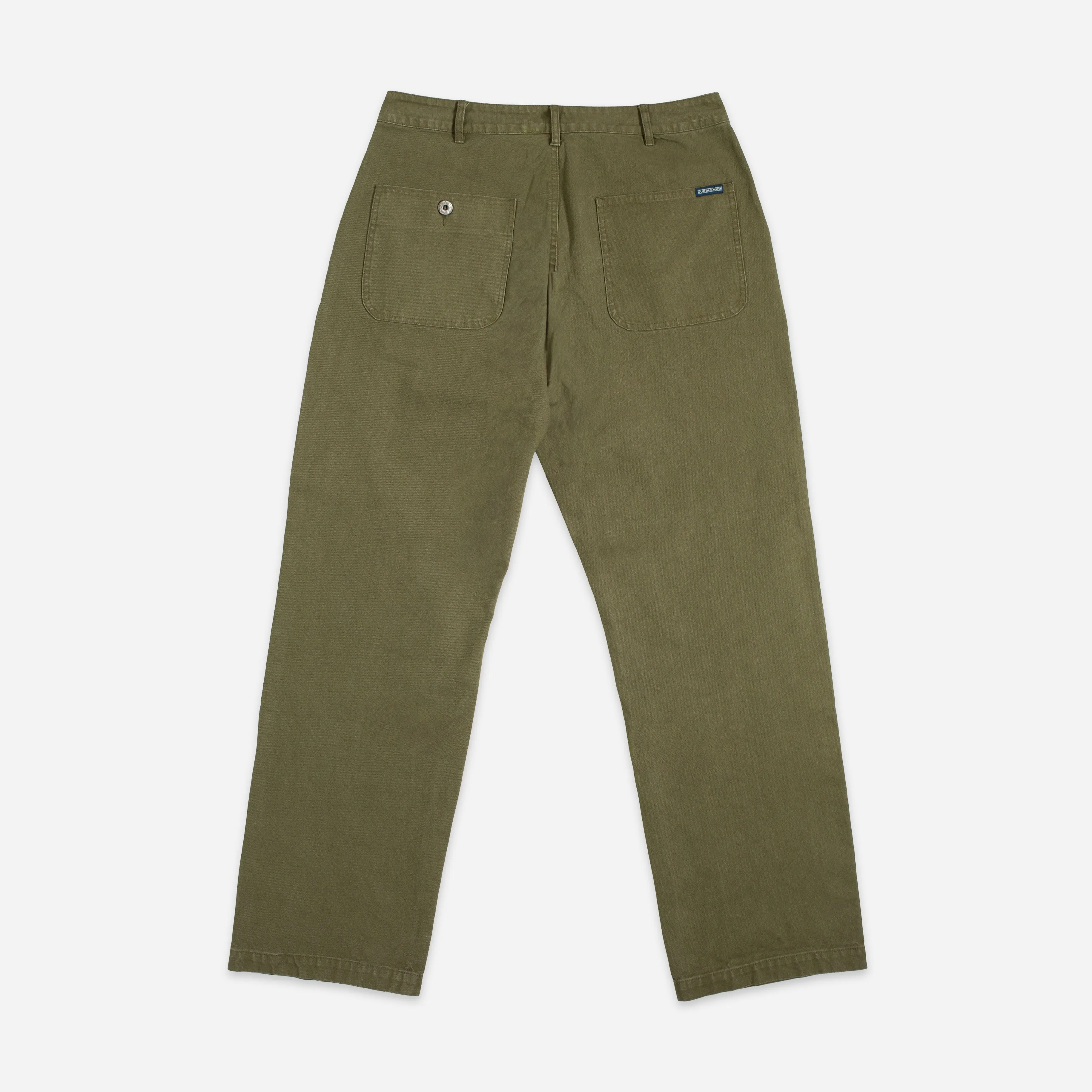 PATCH POCKET CANVAS PANT - MILITARY GREEN sold by Dubbleware product image thumbnail 3