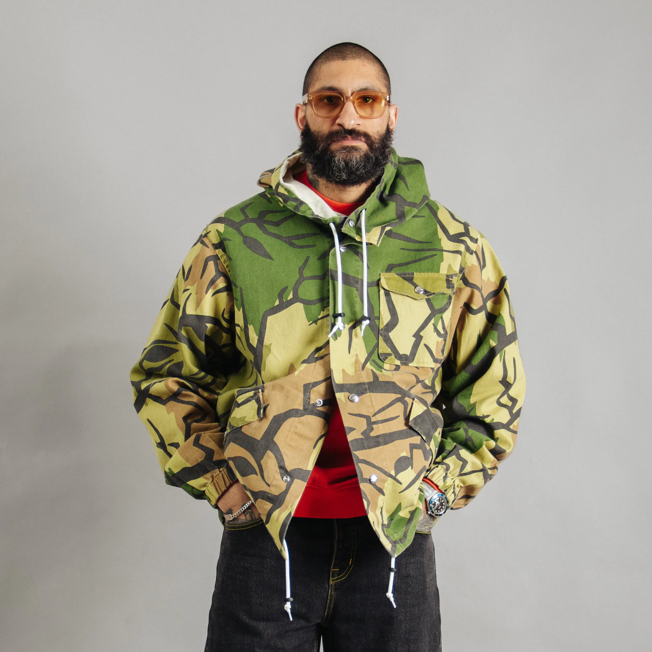 SNAP BREAKER JACKET - DESERT CAMO sold by Dubbleware product image thumbnail 2