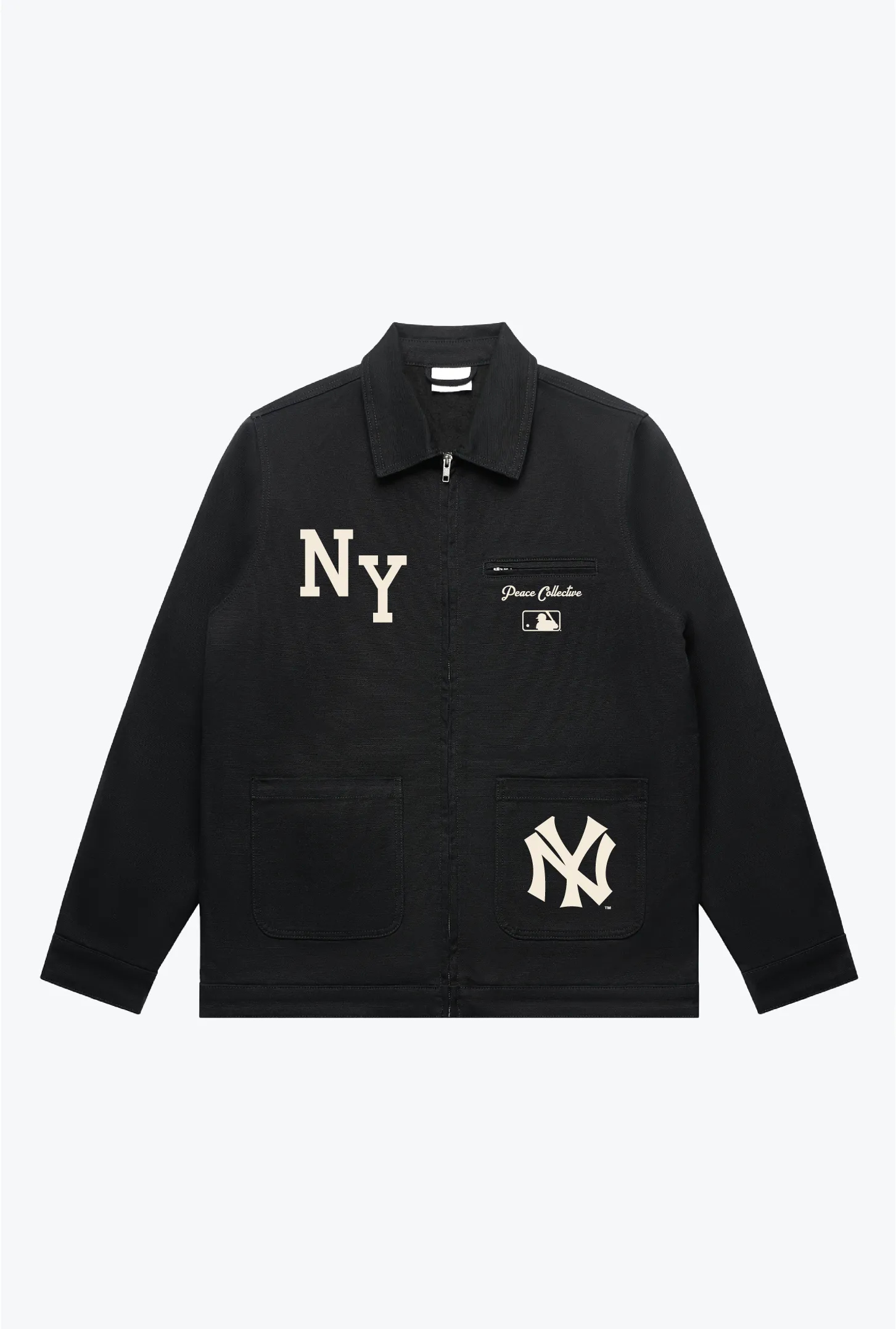 【MLB】ワークジャケット New York Yankees Work Jacket - Black | Parallel