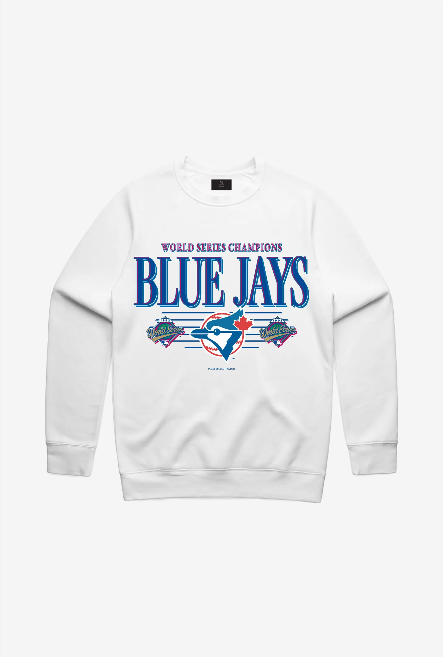 Toronto Blue Jays Throwback Crewneck - White sold by Peace-Collective