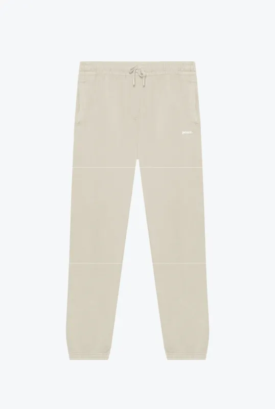Peace Basics Joggers - Ivory sold by Peace-Collective
