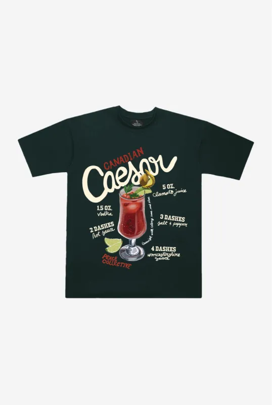 The Caesar Premium T-Shirt - Pine Green sold by Peace-Collective