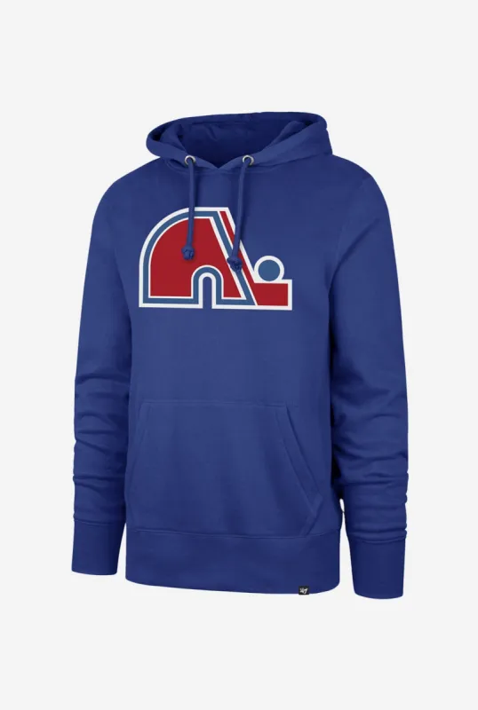 Quebec Nordiques Imprint Headline Hoodie - Royal made by 47