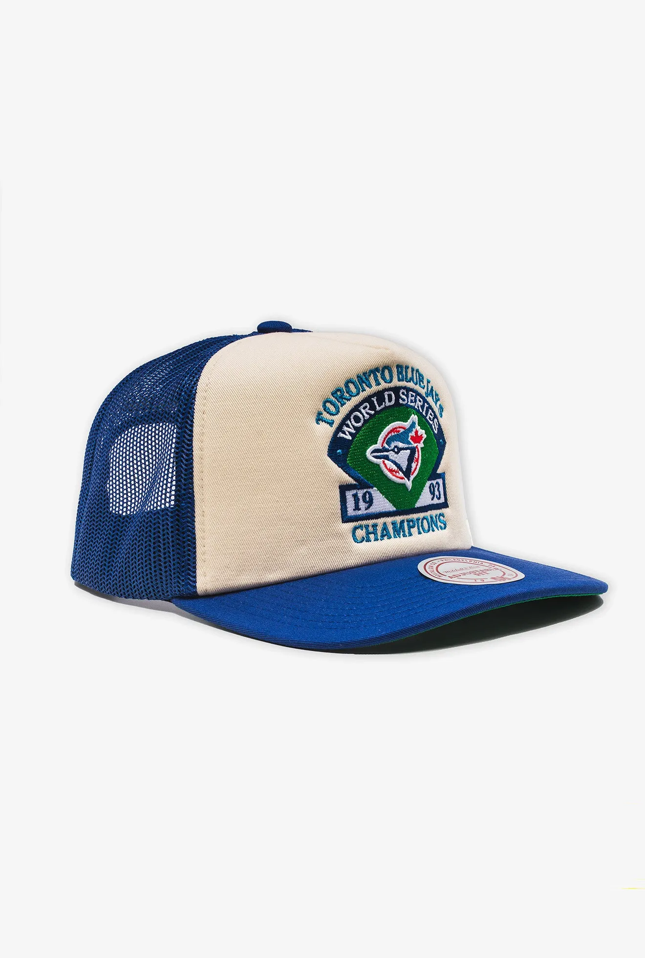 Toronto Blue Jays World Series '93 Bases Loaded Trucker Hat - Blue sold by Peace-Collective product image thumbnail 2