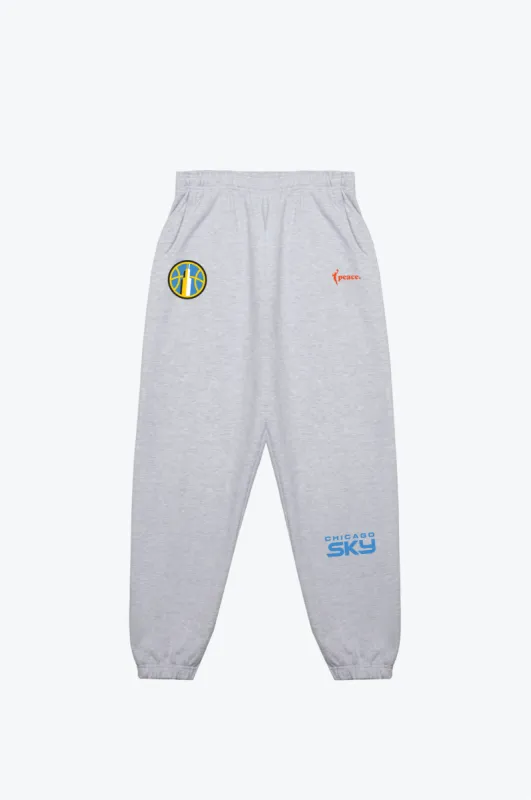 Chicago Sky Essentials Heavyweight Jogger - Ash sold by Peace-Collective