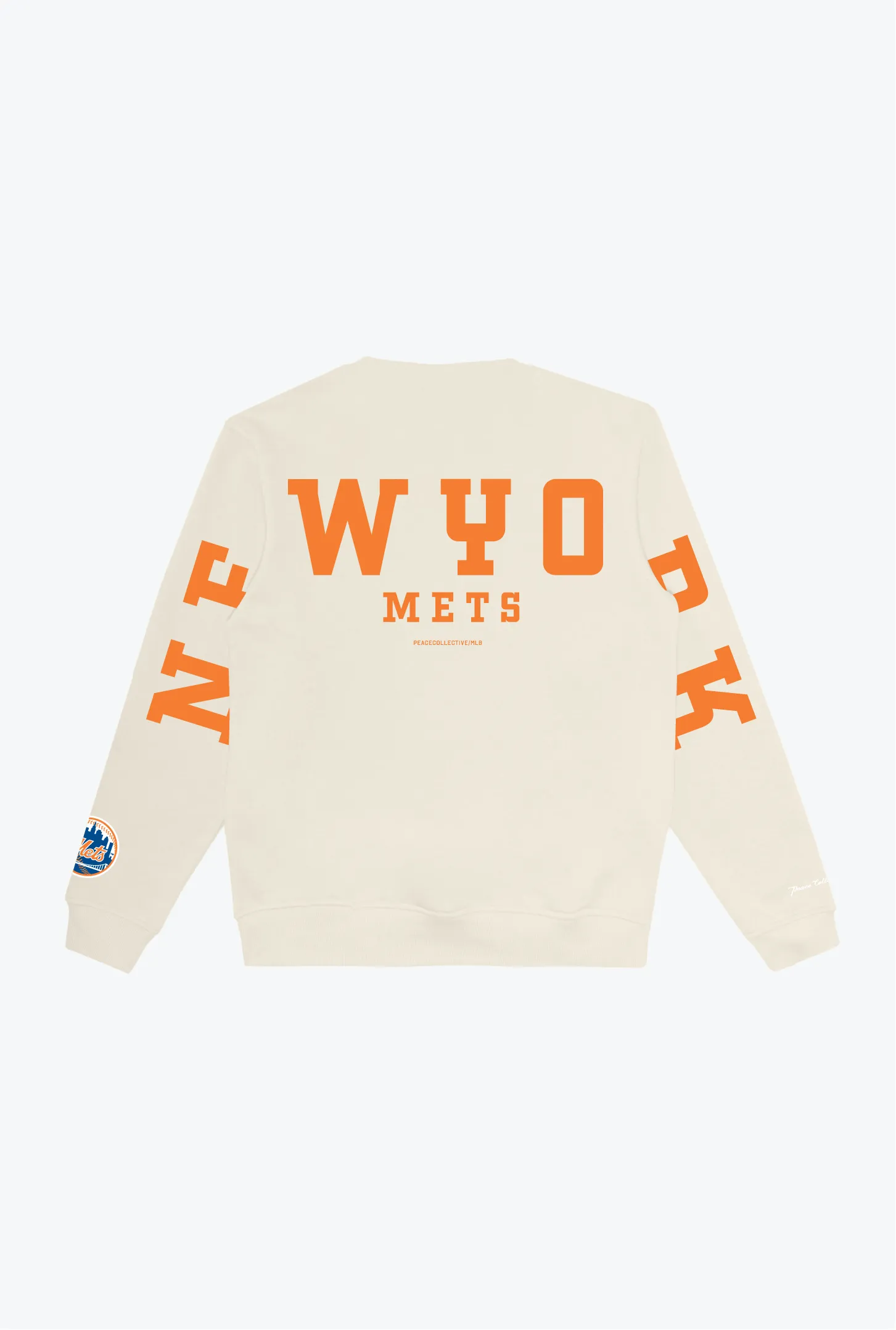 New York Mets Heavyweight Crewneck - Ivory sold by Peace-Collective product image thumbnail 2