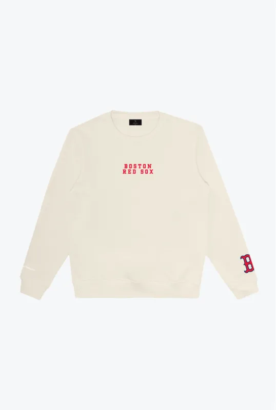 Boston Red Sox Heavyweight Crewneck - Ivory sold by Peace-Collective