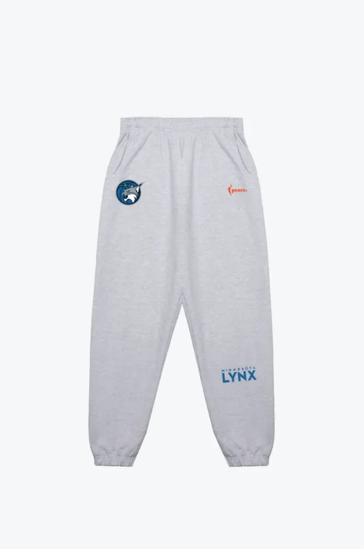 Minnesota Lynx Essentials Heavyweight Jogger - Ash sold by Peace-Collective