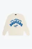Los Angeles Dodgers Bubble Crewneck - Ivory sold by Peace-Collective