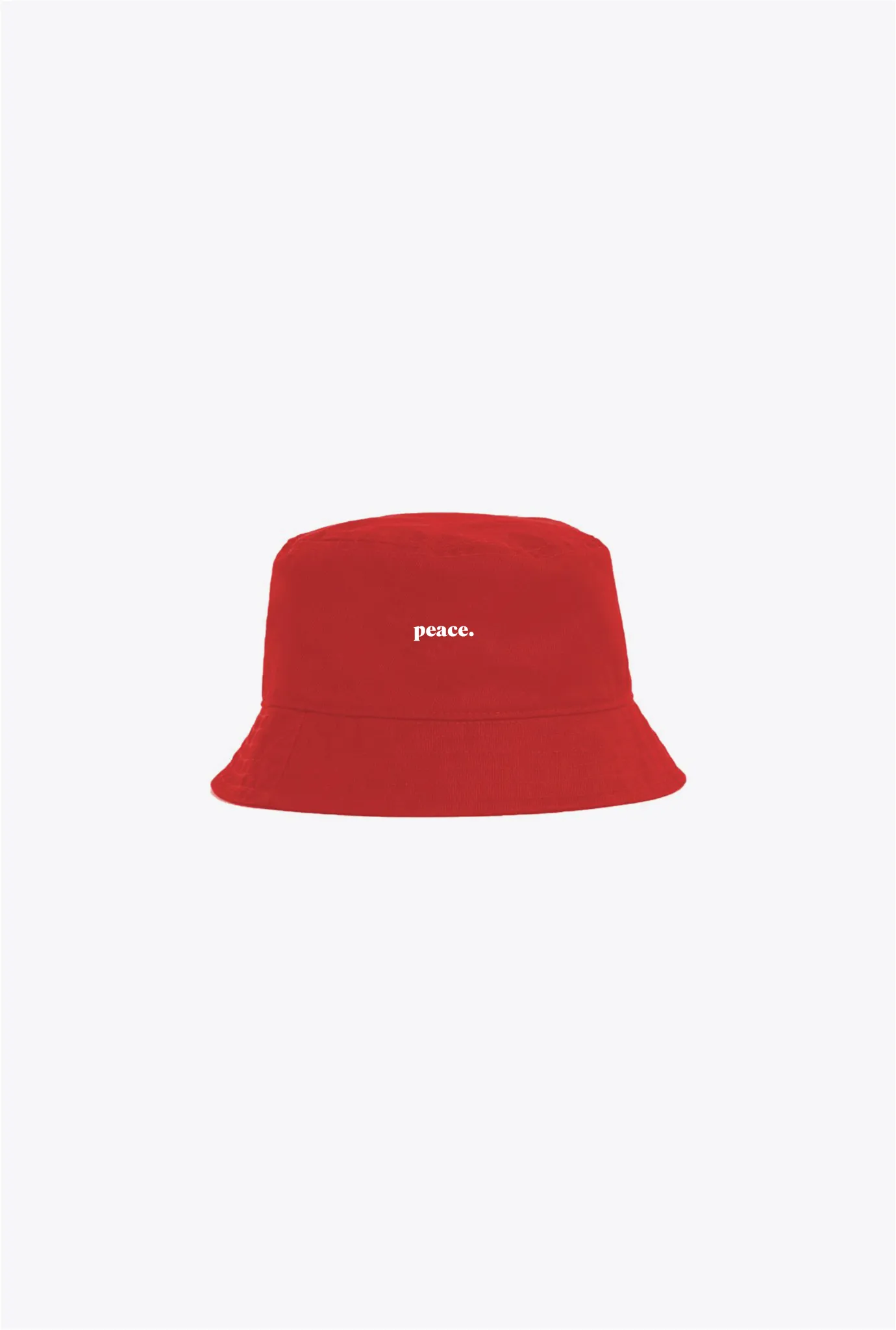 Peace Basics Bucket Hat - Red sold by Peace-Collective