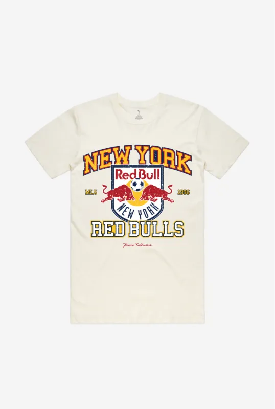 New York Red Bulls Premium T-Shirt - Natural made by Peace-Collective