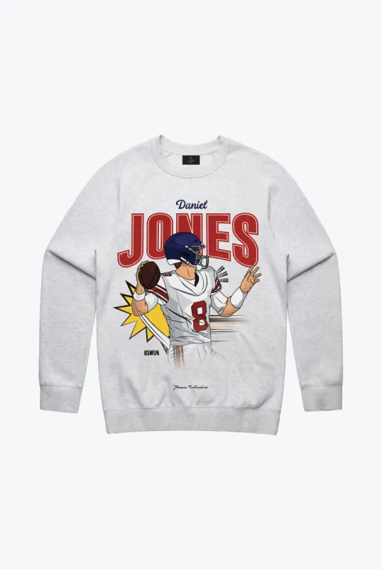 Daniel Jones Crewneck - Ash sold by Peace-Collective