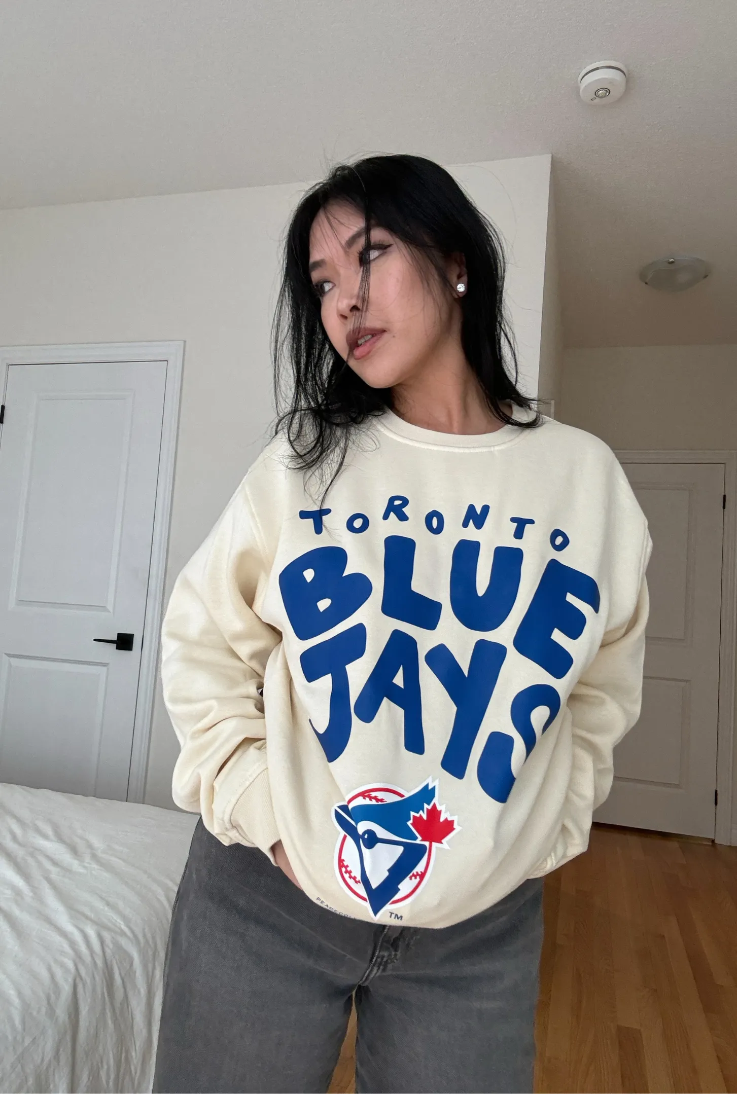 Toronto Blue Jays Bubble Crewneck - Ivory sold by Peace-Collective product image thumbnail 2