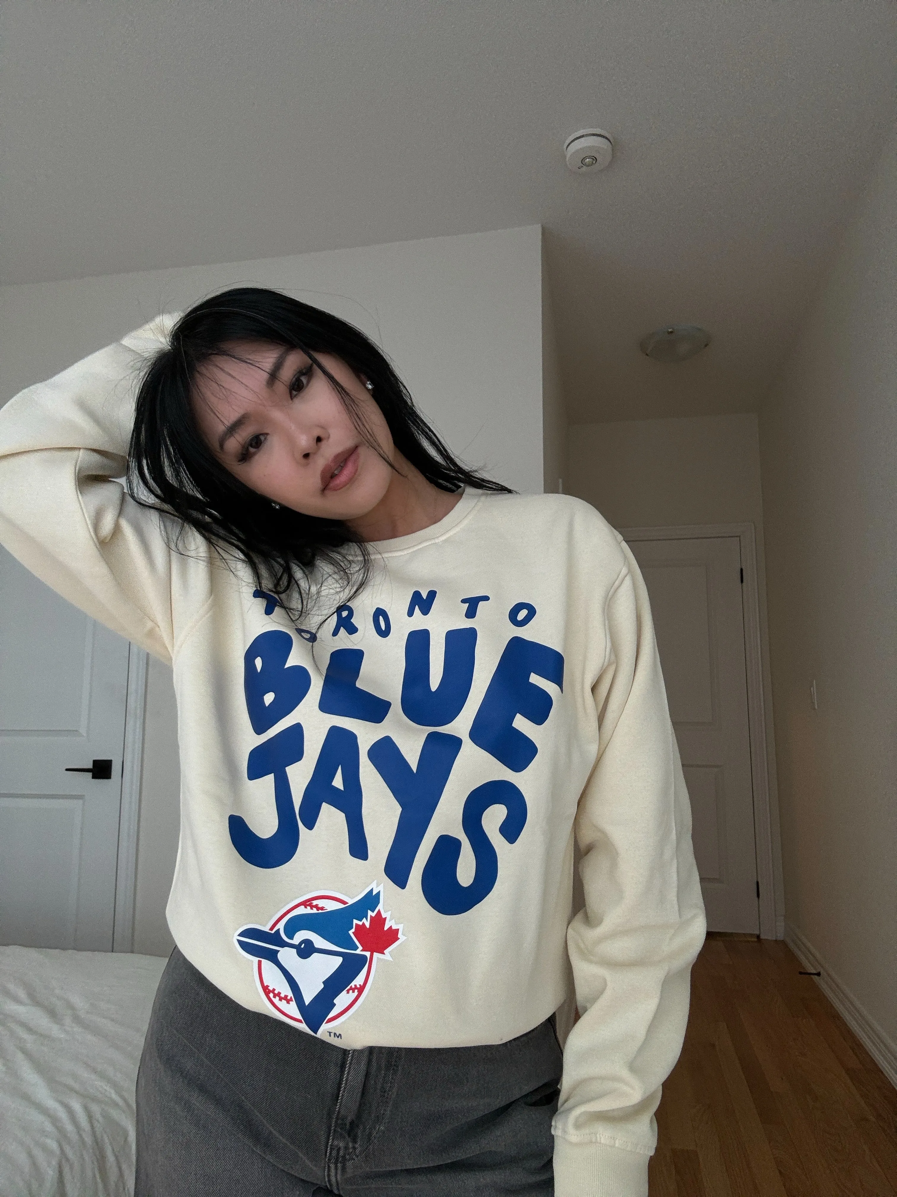 Toronto Blue Jays Bubble Crewneck - Ivory sold by Peace-Collective product image thumbnail 3