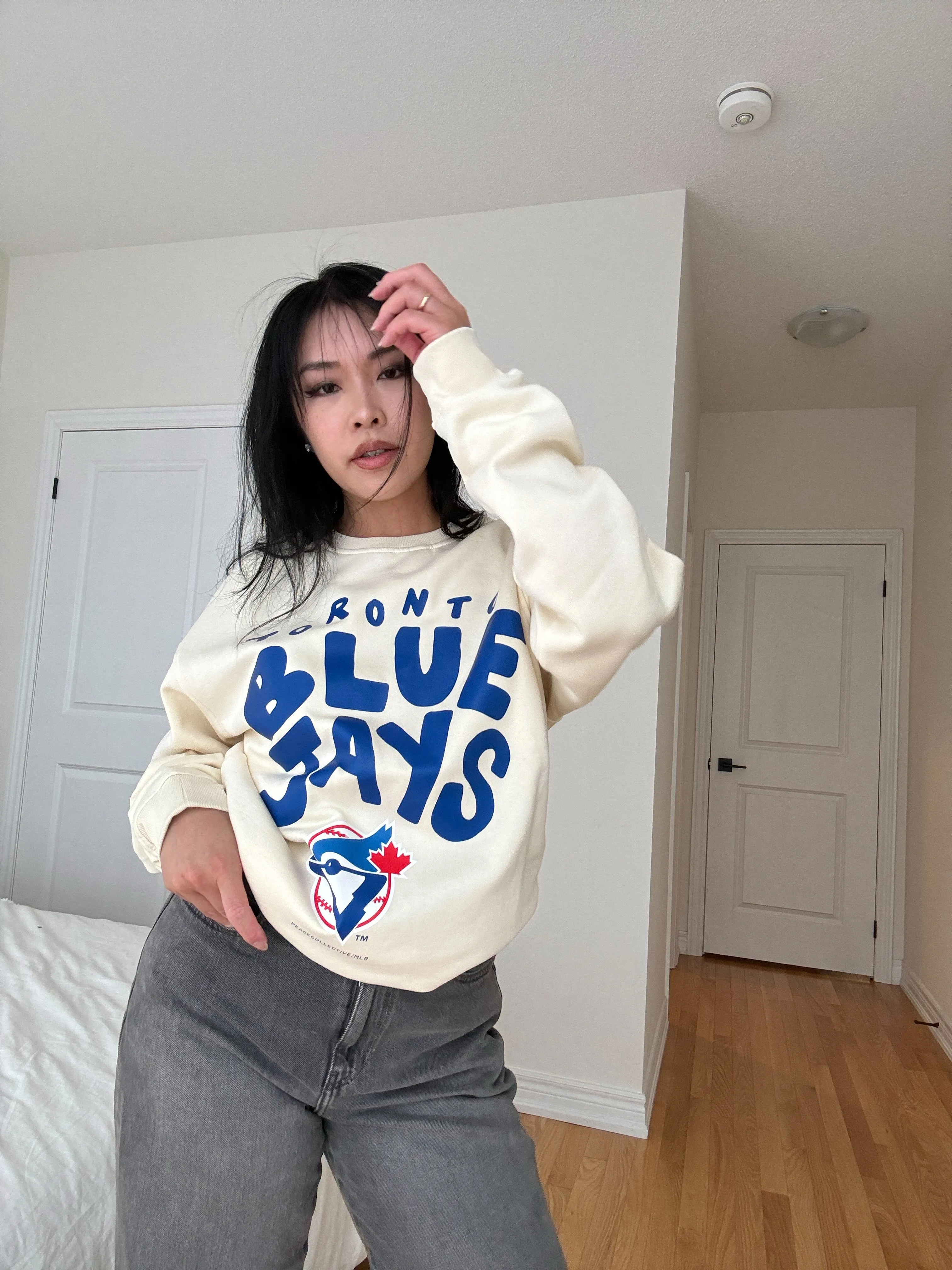 Toronto Blue Jays Bubble Crewneck - Ivory sold by Peace-Collective product image thumbnail 4