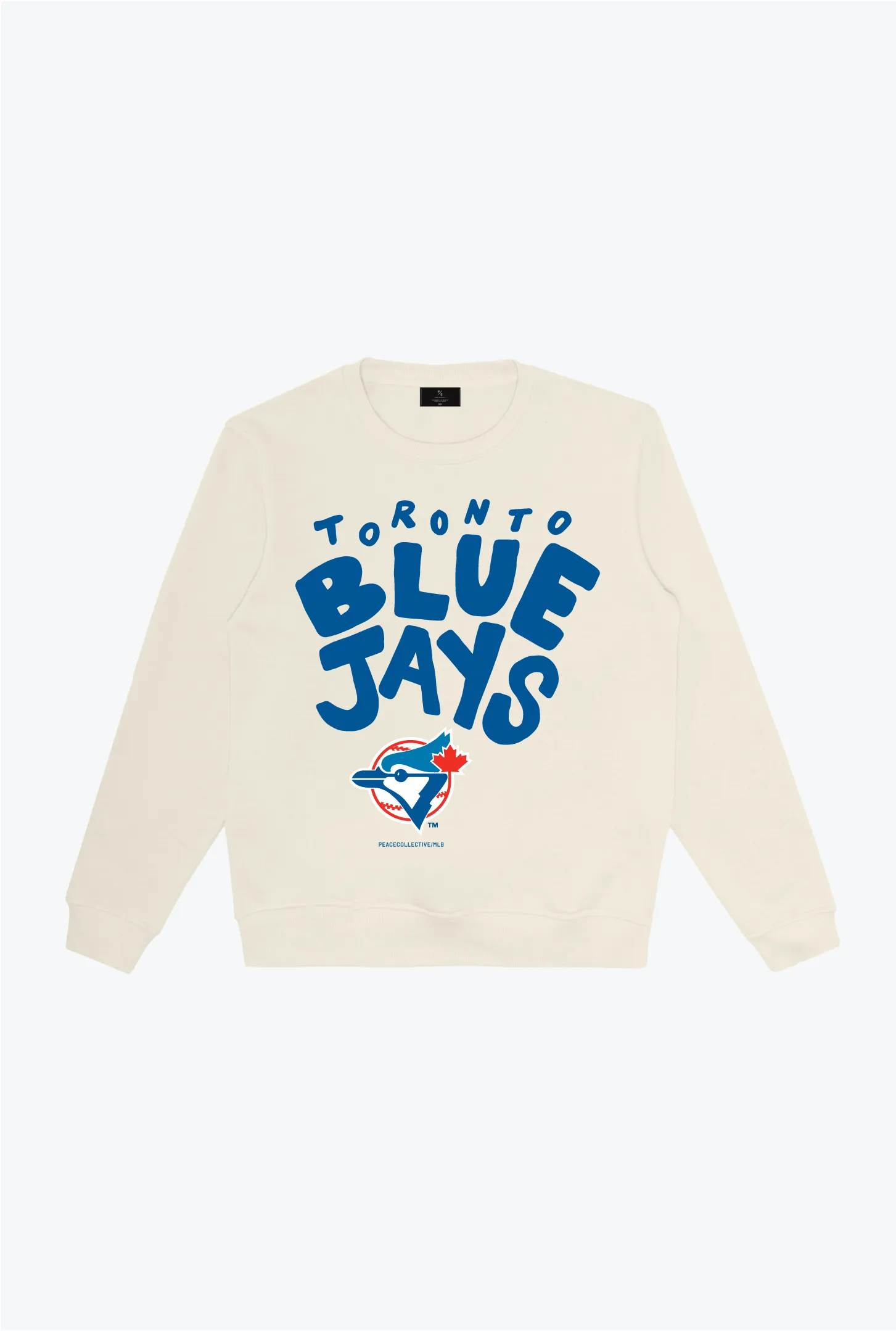 Toronto Blue Jays Bubble Crewneck - Ivory sold by Peace-Collective