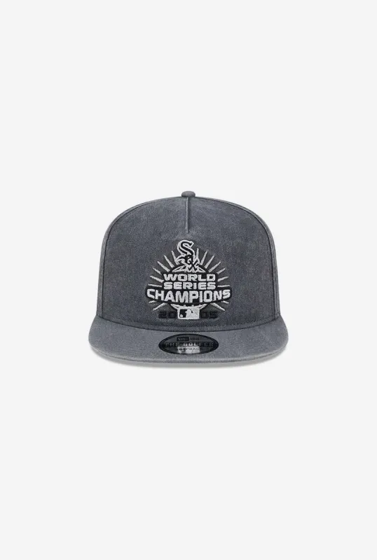 Chicago White Sox World Series '05 Golfer Snapback - Washed Black sold by Peace-Collective