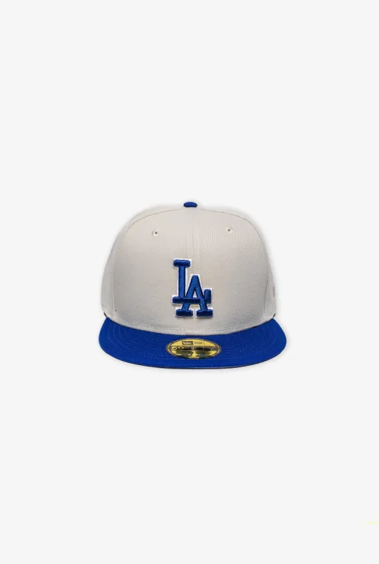 Los Angeles Dodgers World Class Back Patch 59FIFTY Fitted Cap sold by Peace-Collective