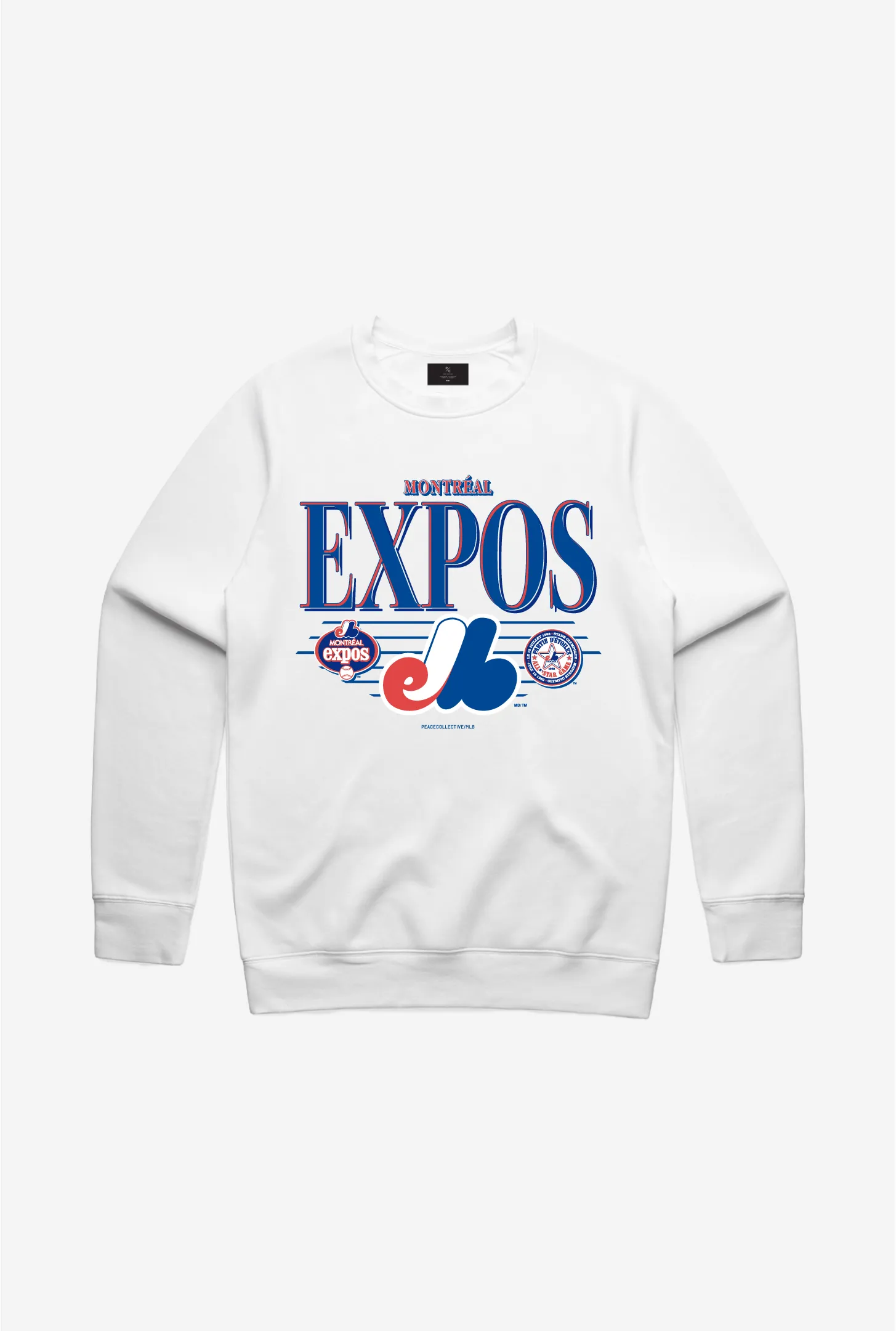 Montreal Expos Throwback Crewneck - White sold by Peace-Collective