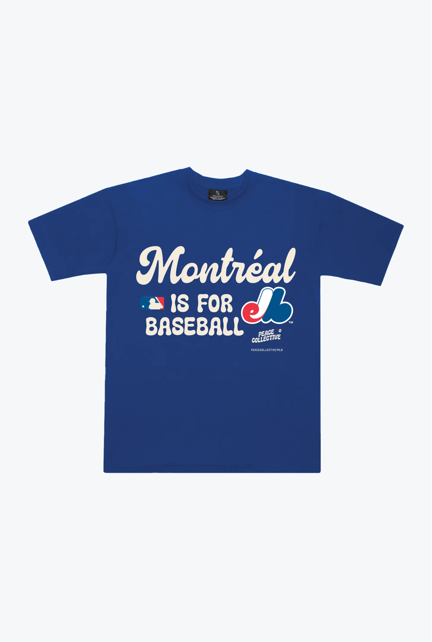 Montreal Expos Bubble T-Shirt - Royal sold by Peace-Collective