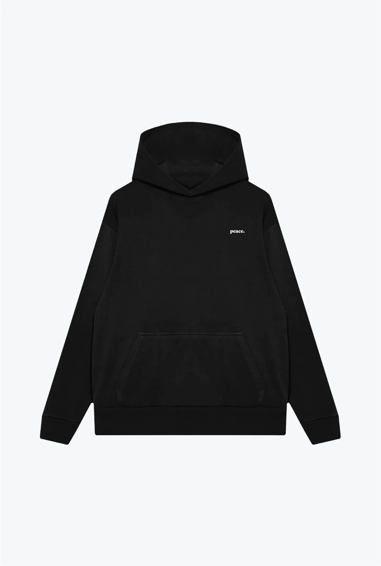 Peace Basics Heavyweight Hoodie - Black sold by Peace-Collective