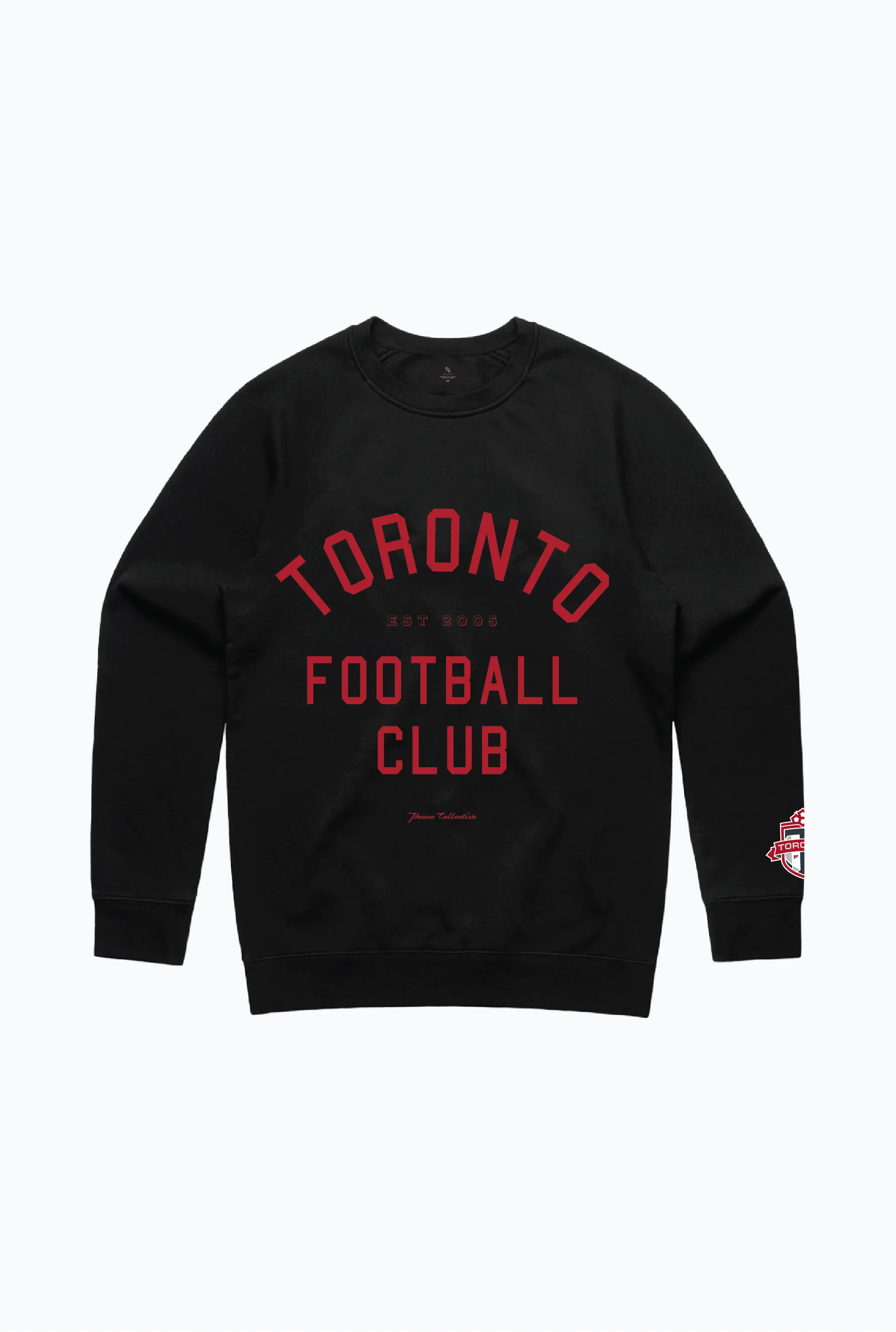 Toronto FC Essentials Heavyweight Crewneck - Black sold by Peace-Collective