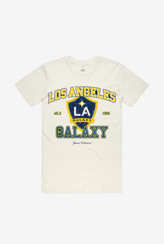 Los Angeles Galaxy Premium T-Shirt - Natural sold by Peace-Collective