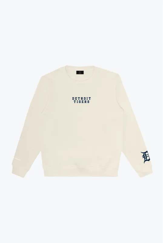 Detroit Tigers Heavyweight Crewneck - Ivory sold by Peace-Collective