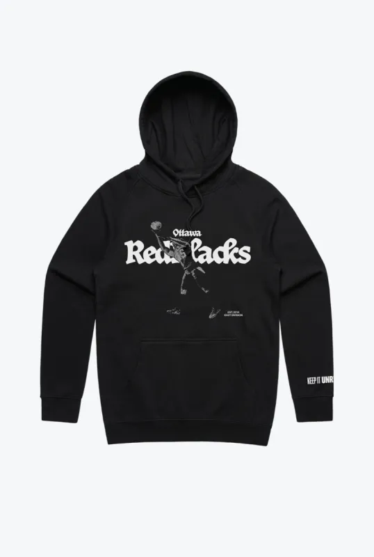 Ottawa Redblacks Classic Hoodie - Black sold by Peace-Collective