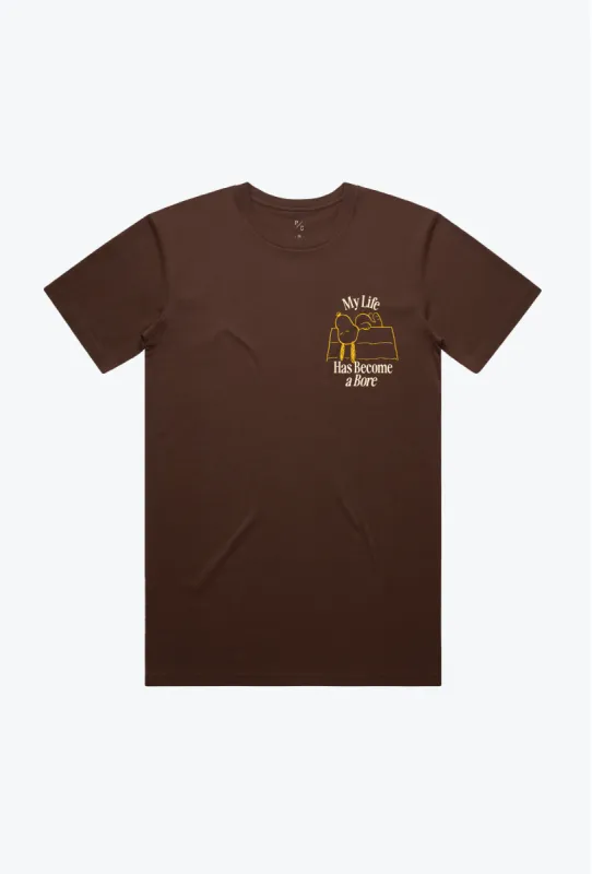 P/C x Peanuts My Life T-Shirt - Espresso sold by Peace-Collective