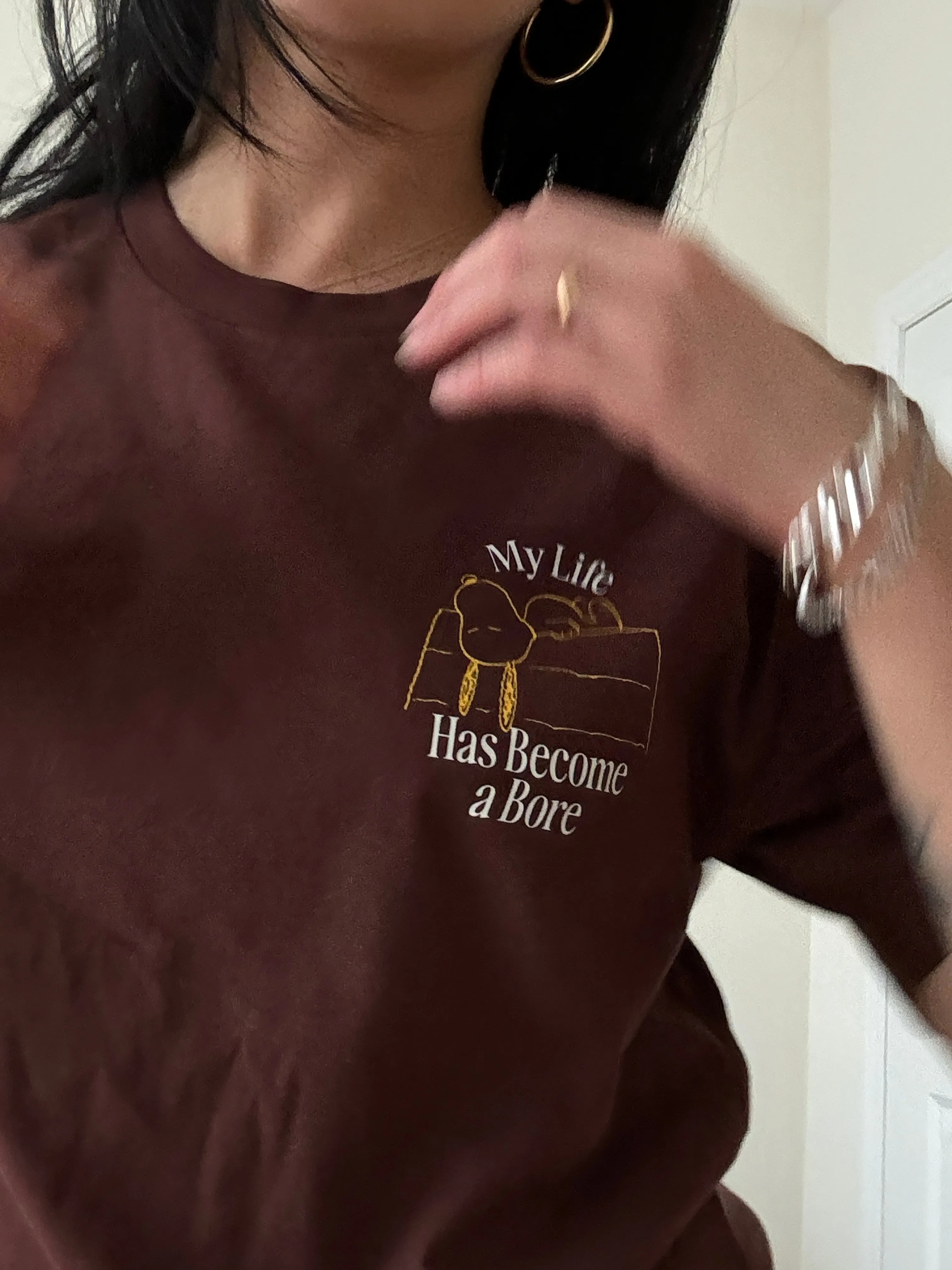 P/C x Peanuts My Life T-Shirt - Espresso sold by Peace-Collective product image thumbnail 3