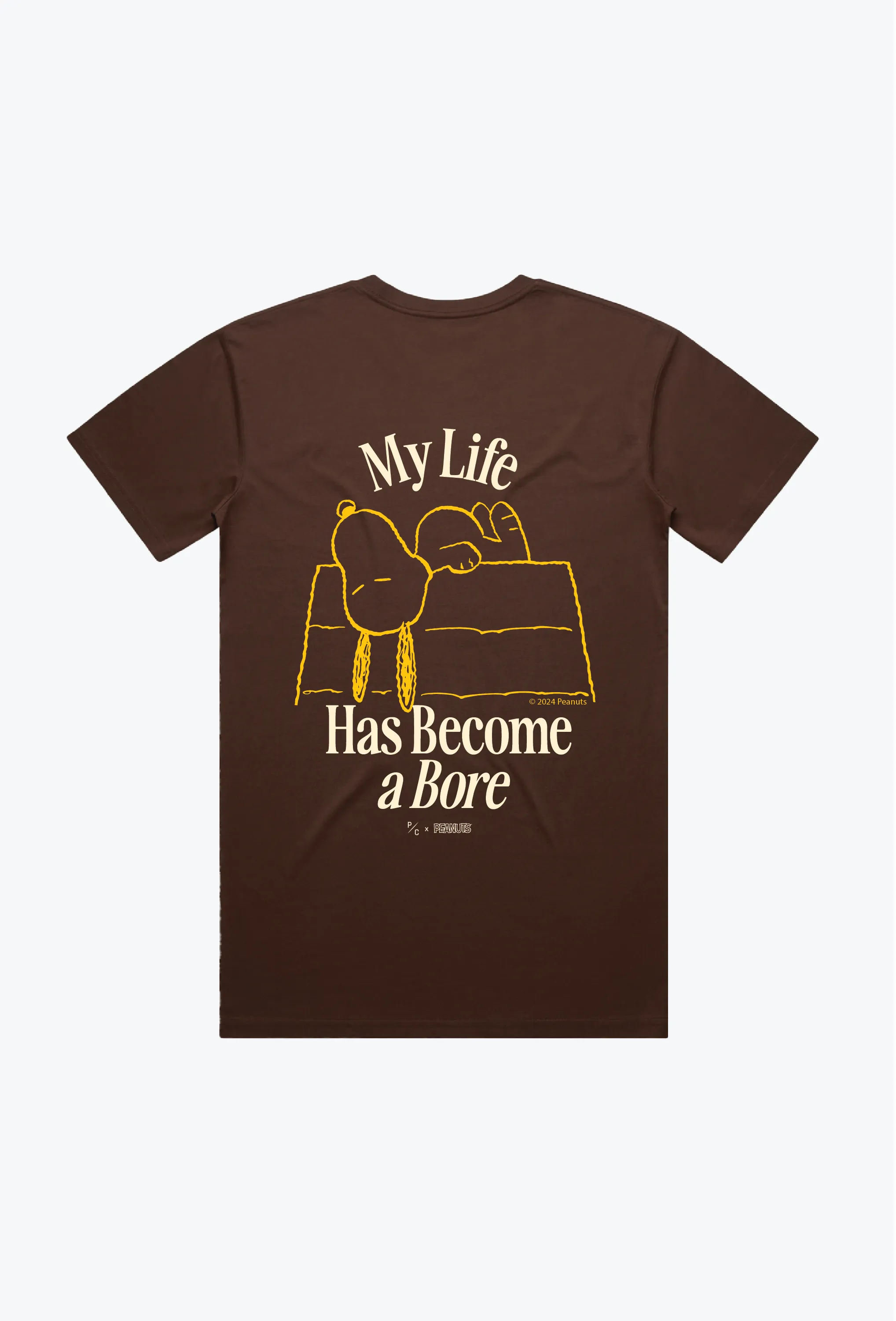 P/C x Peanuts My Life T-Shirt - Espresso sold by Peace-Collective product image thumbnail 2