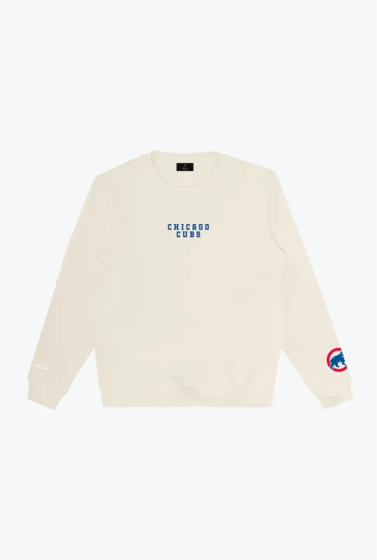 Chicago Cubs Heavyweight Crewneck - Ivory sold by Peace-Collective